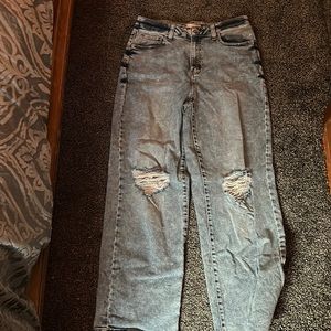 SO baggy dad jeans/highest rise